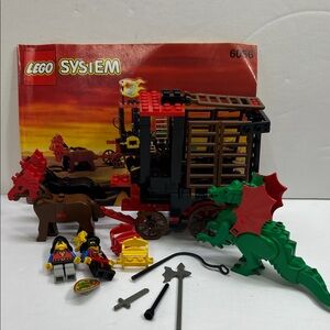 Lego 6056 Castle Dragon Knights Set Wagon